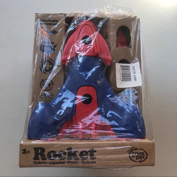 green toys rocket ship